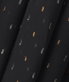 UNFILO ラメリンクルシフォン スカート