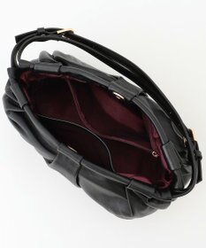 LA BAGAGERIE シープレザー　ギャザーミニバッグ