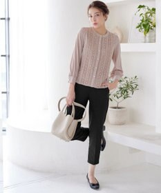 Tiaclasse L 【UVカット・吸水速乾】 “きれい見え” カットソーテーパードパンツ