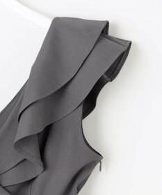 Feroux フリルデザイン サロペット パンツ