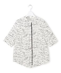 ICB 【30th ANNIVERSARY】5cityプリント バンドカラーブラウス