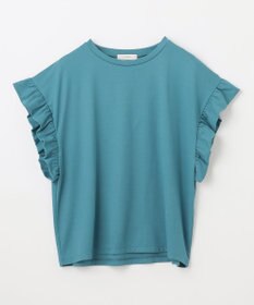 ANY ストレッチピケフリルTシャツ