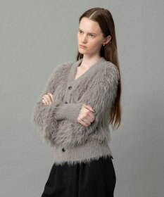 NAVE 【ReNAVE・洗える】メルティーシャギーニット カーディガン