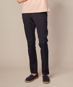 JOSEPH ABBOUD 【ウエストも伸びる/Eco撥水】オーガニックマイクロピケストレッチ パンツ