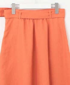 自由区 【接触冷感/セットアップ着用可】トリアセテートツイル フレアスカート