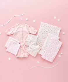 MIKI HOUSE HOT BISCUITS 出産準備セット 通年用(総柄)