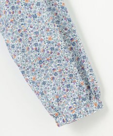 J.PRESS LADIES L 【洗える】Liberty Lilibet＆Hannah Rose バンドカラー ブラウス