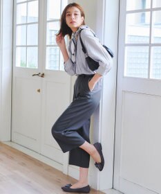 Tiaclasse 【洗える】シアーピンタックブラウス