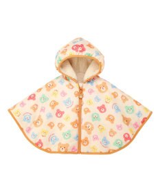 MIKI HOUSE HOT BISCUITS 裏ボアフリース リバーシブル総柄マントギフトセット【BOX付き】