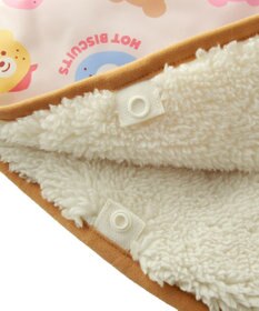 MIKI HOUSE HOT BISCUITS 裏ボアフリース リバーシブル総柄マントギフトセット【BOX付き】