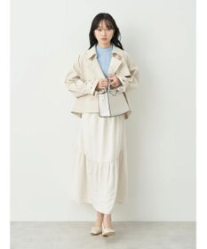 earth music&ecology ショートトレンチコート