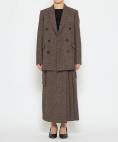 uncrave ネップツイード スカート（uncrave WHITE）