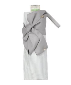 MOONBAT 【ランバン オン ブルー（LANVIN en Bleu）】晴雨兼用日傘 　折りたたみ傘　ビジューリボン