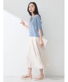 earth music&ecology ラインポロニットカーディガン