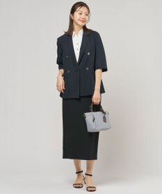 J.PRESS LADIES S BREEZ COOL トロ ハーフスリーブ ダブル ジャケット