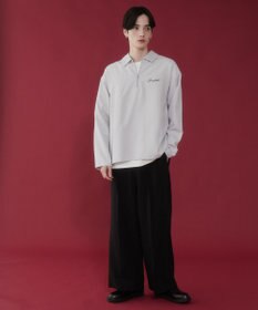 WEGO 【軽量/シワにならない】ドライポリハーフZIPシャツ（LS）