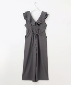 Feroux フリルデザイン サロペット パンツ