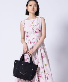 TOCCA 【大人百花コラボカラー有・WEB＆一部店舗限定】LUCKY SHOWER CANVASTOTE キャンバス トートバッグ