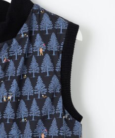 23区GOLF 【WOMEN】ストレッチモール リバーシブル ベスト 1着で2着分のお得感 温度調節に◎