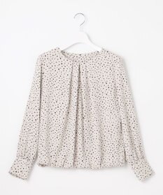 自由区 【洗える】TOROクルーネック ブラウス