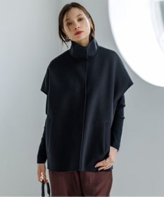 ICB WoolRever  スタンドカラージレ ブラック系