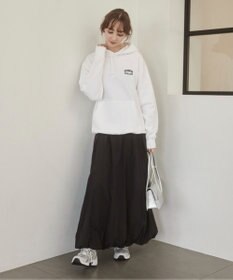 WEGO 【ANGIE VINTAGE】ワンポイント刺繍スウェットパーカー