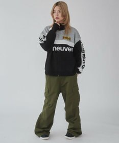 WEGO 【ユニセックス着用ITEM】レーシンググラフィックニットブルゾン