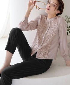 Tiaclasse L 【UVカット・吸水速乾】 “きれい見え” カットソーテーパードパンツ