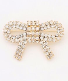 組曲 【好評につき追加販売】リボンビジューブローチ