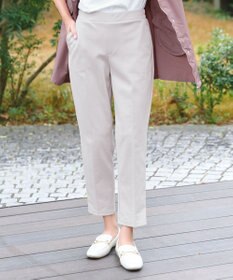 Tiaclasse L 【UVカット・吸水速乾】 “きれい見え” カットソーテーパードパンツ