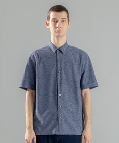 JOSEPH HOMME 新素材【洗える/通気性】ヨシタレース　レギュラーカラー半袖シャツ