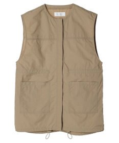 Green Parks ノーカラーミリタリーベスト