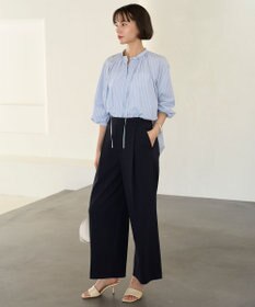 UNFILO 【11サイズ展開】 BEAUTY MOVE タックワイドパンツ