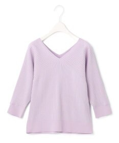 ICB 【洗える】コットンポリエステルリブ プルオーバー