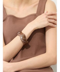 AMERICAN HOLIC ボリュームＣ型マーブルバングル