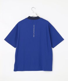 23区GOLF 【23Fondation/MEN】バイカラー モックネックシャツ 余裕のあるサイズ感 着疲れしない