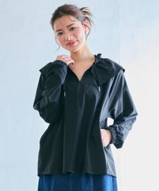 Feroux ラッシュガード ケープギャザー ブラウス