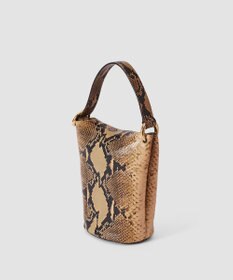 JOSEPH プリントパイソンバッグ　MINI FOLD BUCKET