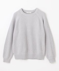 ANY 【手洗い可/UVカット】シャイニーコットンニット