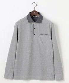 JOSEPH ABBOUD 【消臭などの高機能】オーガニックコットン ダディ 長袖 ポロシャツ