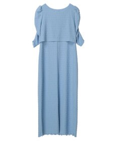 earth music&ecology やわらかカットソーレイヤード見えワンピース