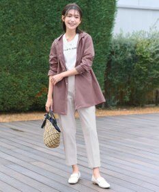 Tiaclasse L 【UVカット・吸水速乾】 “きれい見え” カットソーテーパードパンツ