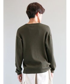 CRAFT STANDARD BOUTIQUE ワイドリブクルーネックニットプルオーバー