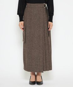 uncrave ネップツイード スカート（uncrave WHITE）