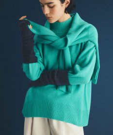 UNFILO カシミヤブレンド クルーネックニット