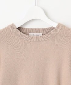 Feroux 【洗える】ファースリーブ ニットプルオーバー