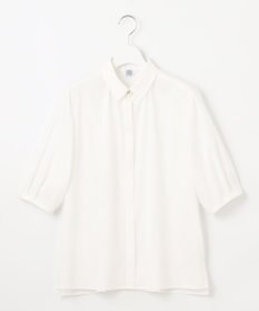 J.PRESS LADIES 【洗える】ラミーポプリン シャツ ブラウス