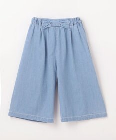 ANY KIDS シャンブレー ガウチョパンツ