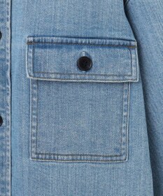 NAVE 【ReNAVE　洗える】ストレッチデニム シャツ