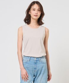 J.PRESS LADIES S 針抜きフライス ノースリーブ カットソー